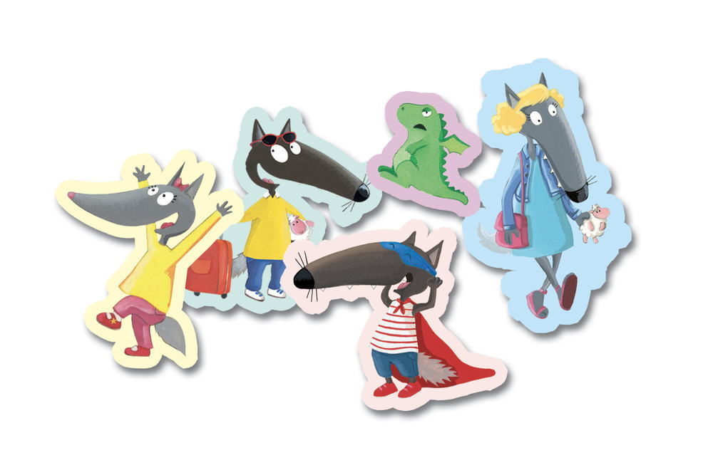 100 Little Wolf Stickers